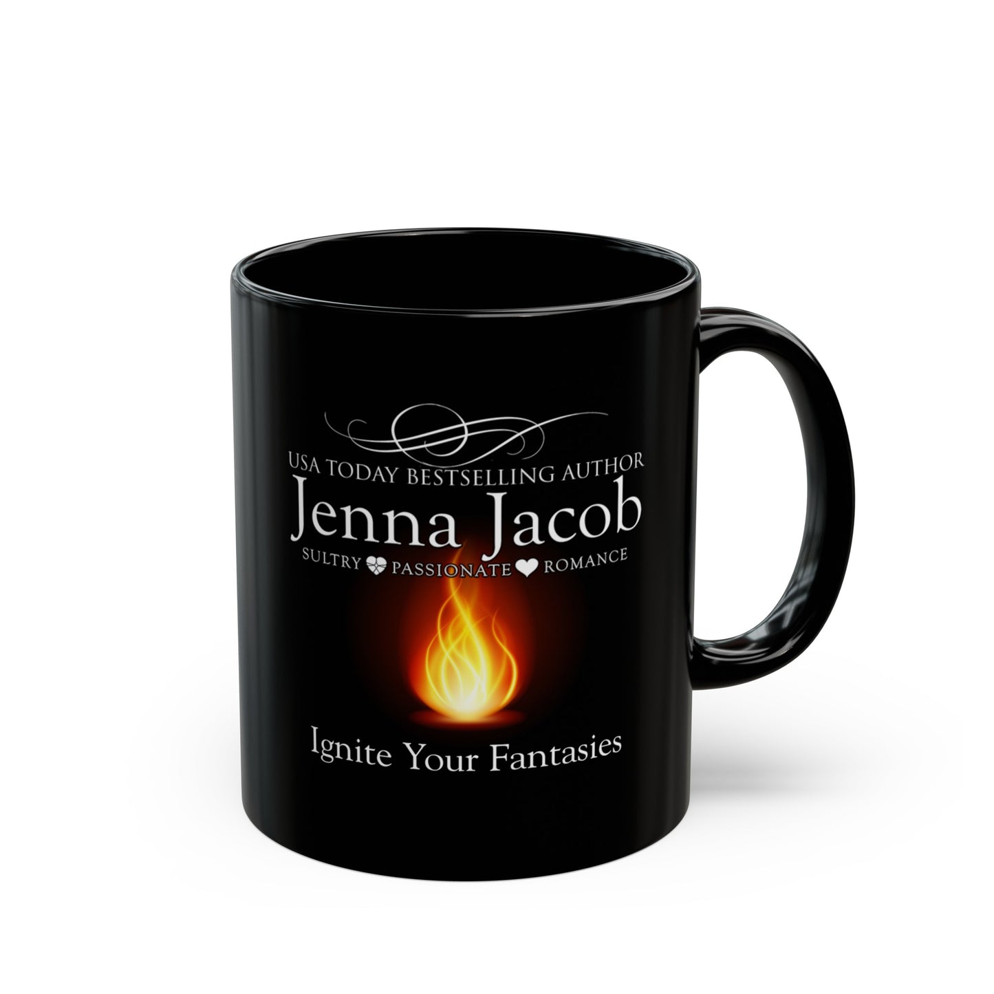 Ignite Your Fantasies Black Mug (11oz, 15oz)