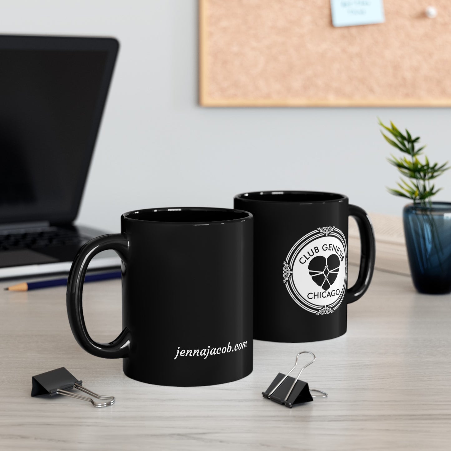 Club Genesis: Chicago Black Mug (11oz, 15oz)