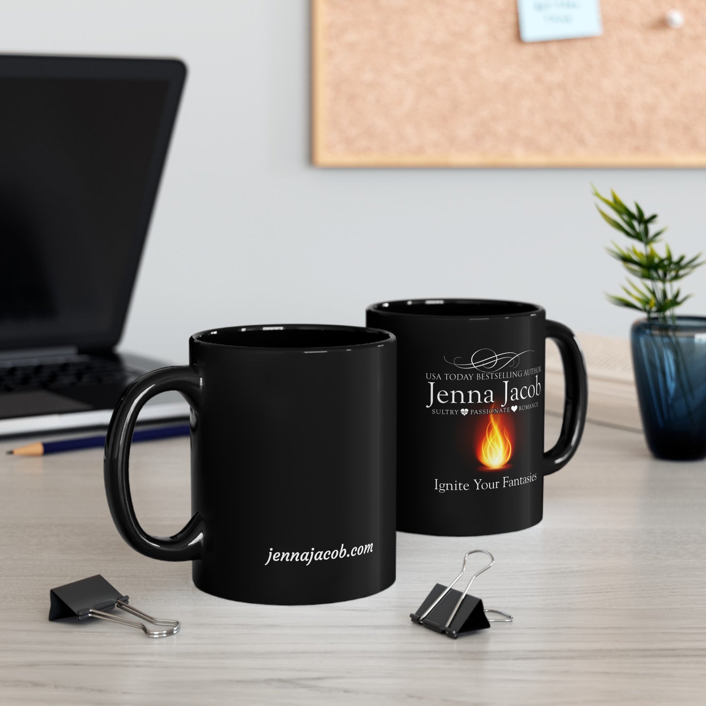 Ignite Your Fantasies Black Mug (11oz, 15oz)