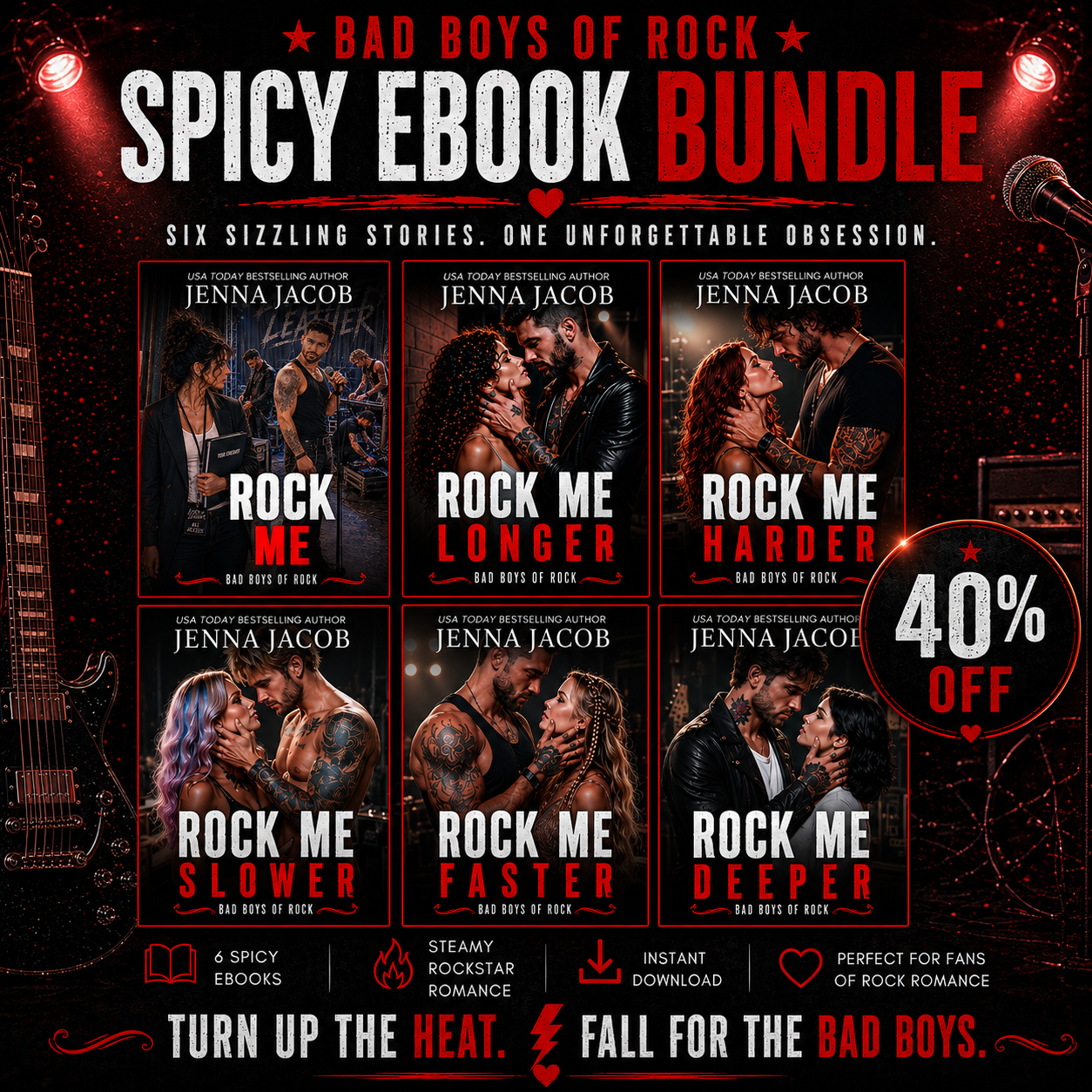 BAD BOYS OF ROCK SPICY CONTEMPORARY ROCKSTAR BUNDLE