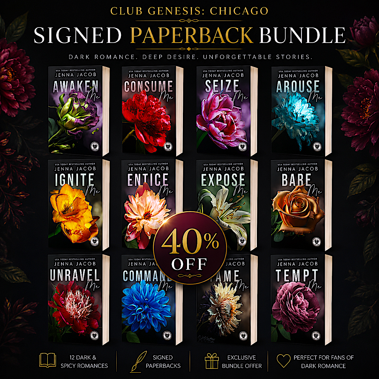 CLUB GENESIS: CHICAGO DARK/SPICY ROMANCE BUNDLE